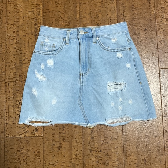 Blue notes denim jean skirt - Picture 2 of 8